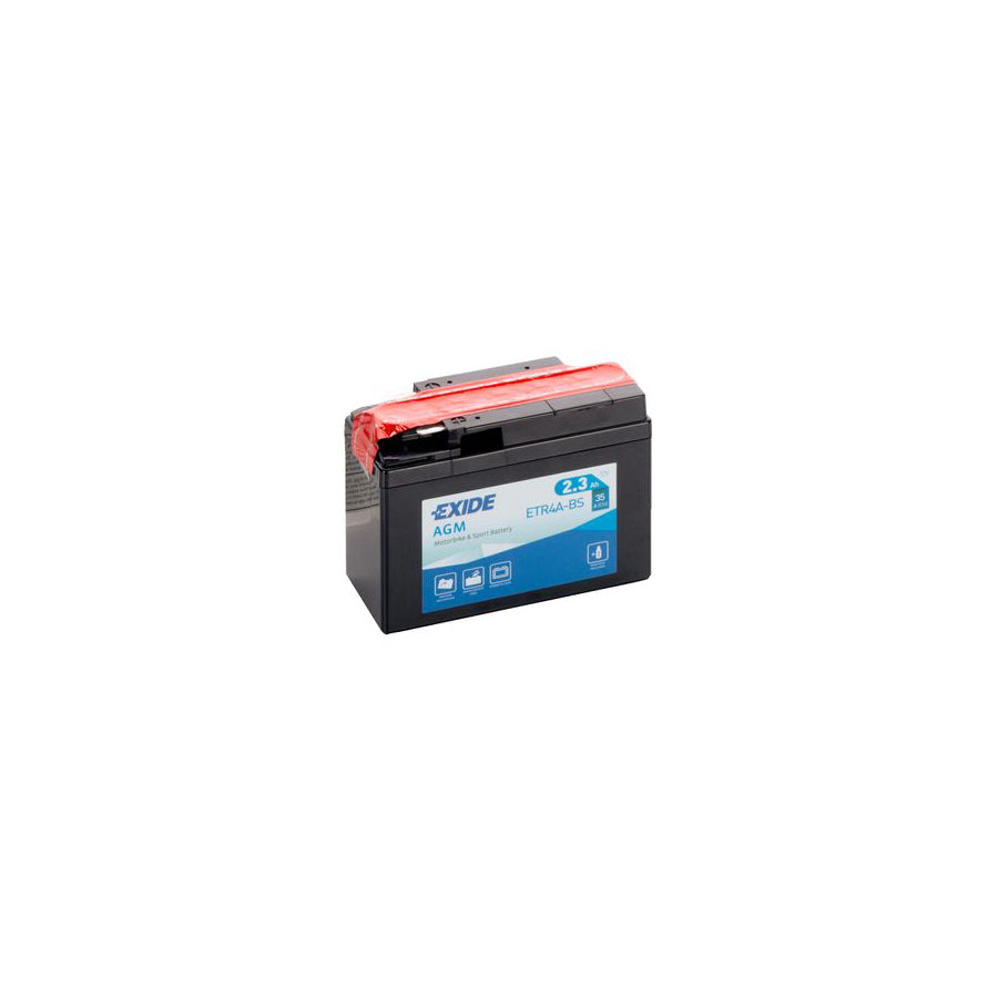 Exide ETR4A-BS 12V Motorcycle Battery YTR4A-BS | Duco Car Parts UK Car Parts