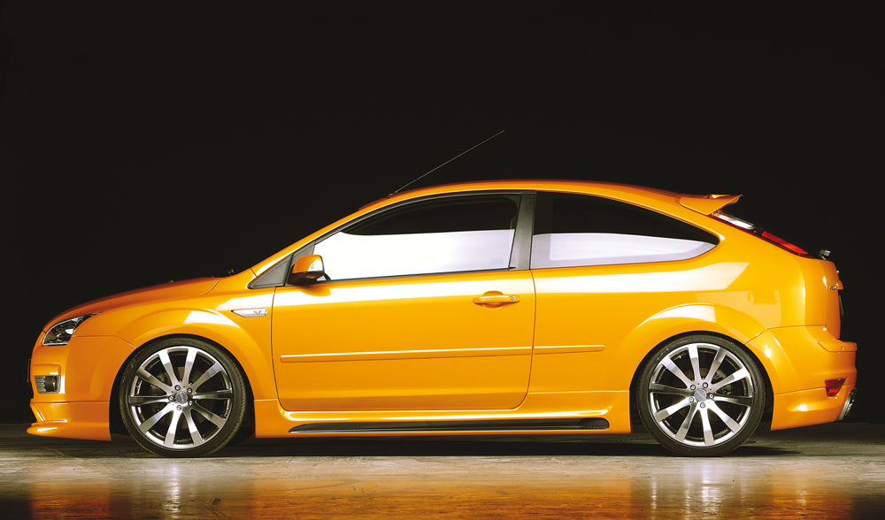 Rieger 00034138 Ford Focus 2 Rear Diffuser for Tailpipe Left & Right - Matte Black