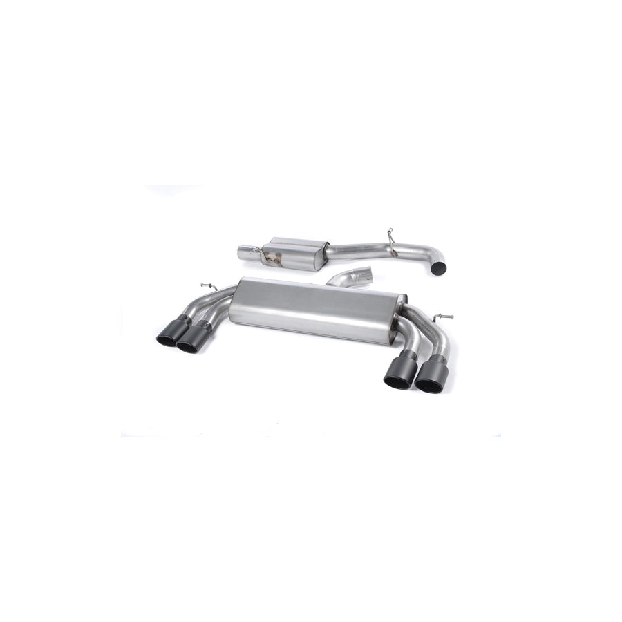 MillTek Audi 8V S3 Resonated Non-Valved Cat-Back Exhaust (Quattro)