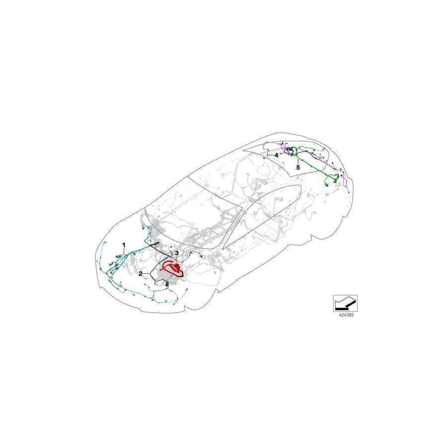 Genuine BMW 61118705684 I15 Rep. Wiring Harness, Live, Sbk (Inc. i8) | Duco Car Parts UK Car Parts