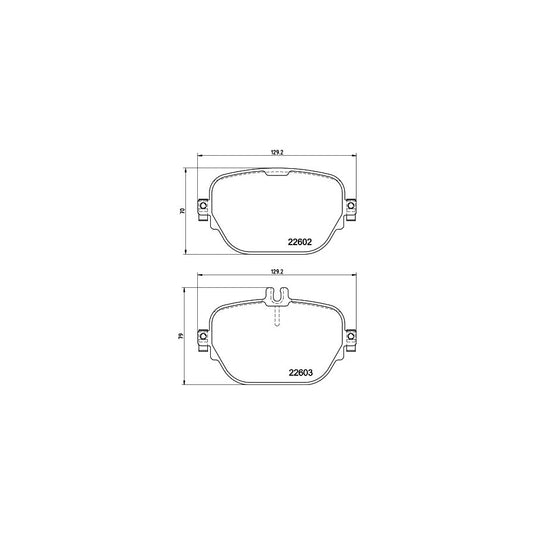 Hella 8DB 355 039 221 Brake Pad Set Prepared For Wear Indicator With Brake Caliper Screws