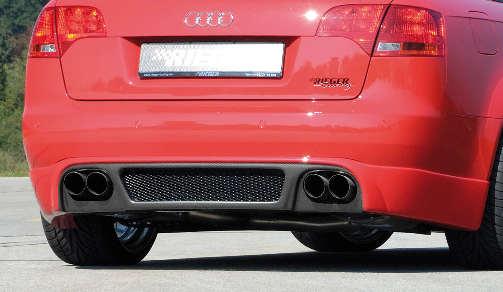 Rieger 00099025 Audi 8E B7 A4 Rear Diffuser