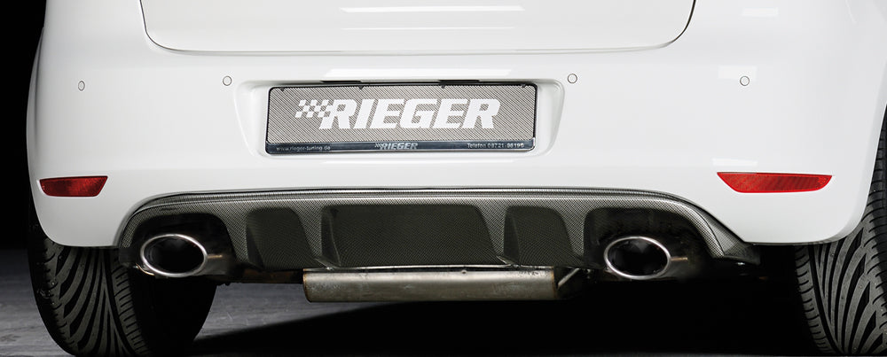 Rieger 00099660 VW Mk6 Golf Rear Diffuser (GTI & GTD)