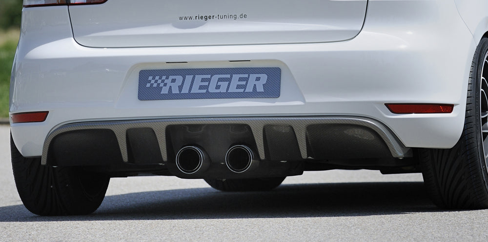 Rieger 00099658 VW Mk6 Golf Rear Diffuser (GTI & GTD)