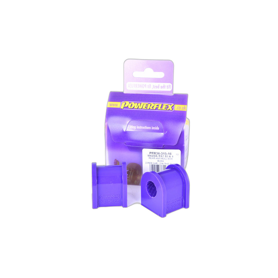 Powerflex PFR36-315-16 Mazda RX-7 Rear Anti Roll Bar Bush 16mm | Duco Car Parts UK Car Parts
