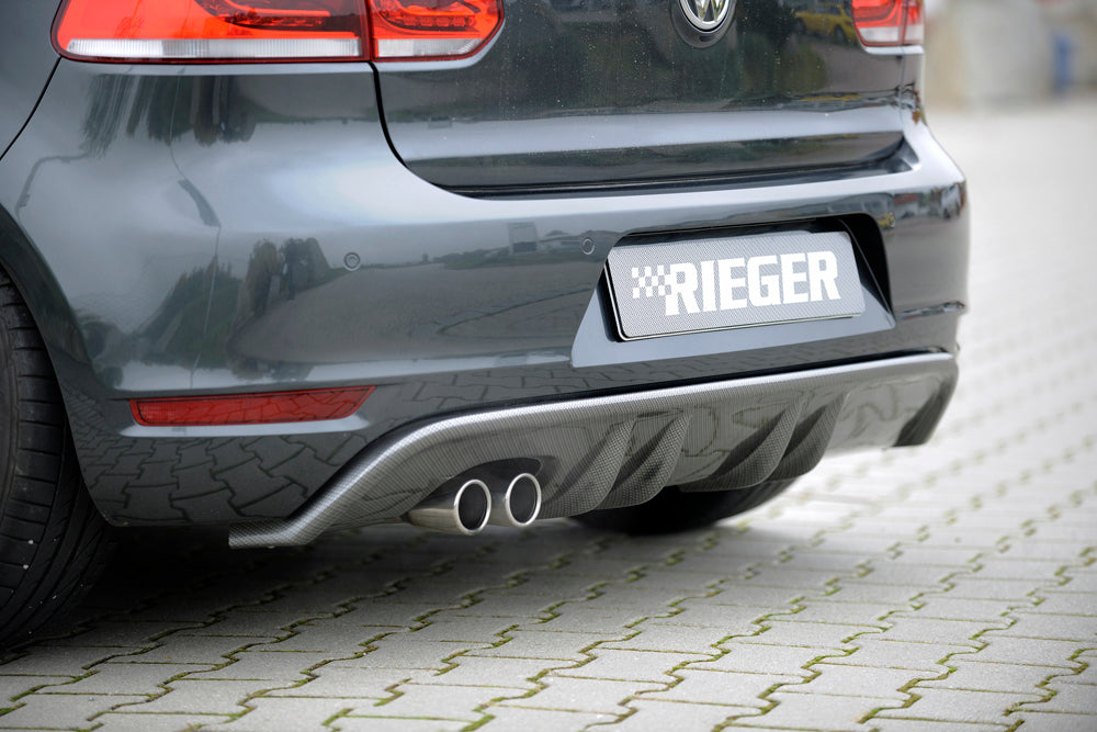 Rieger 00099657 VW Mk6 Golf GTD Rear Diffuser