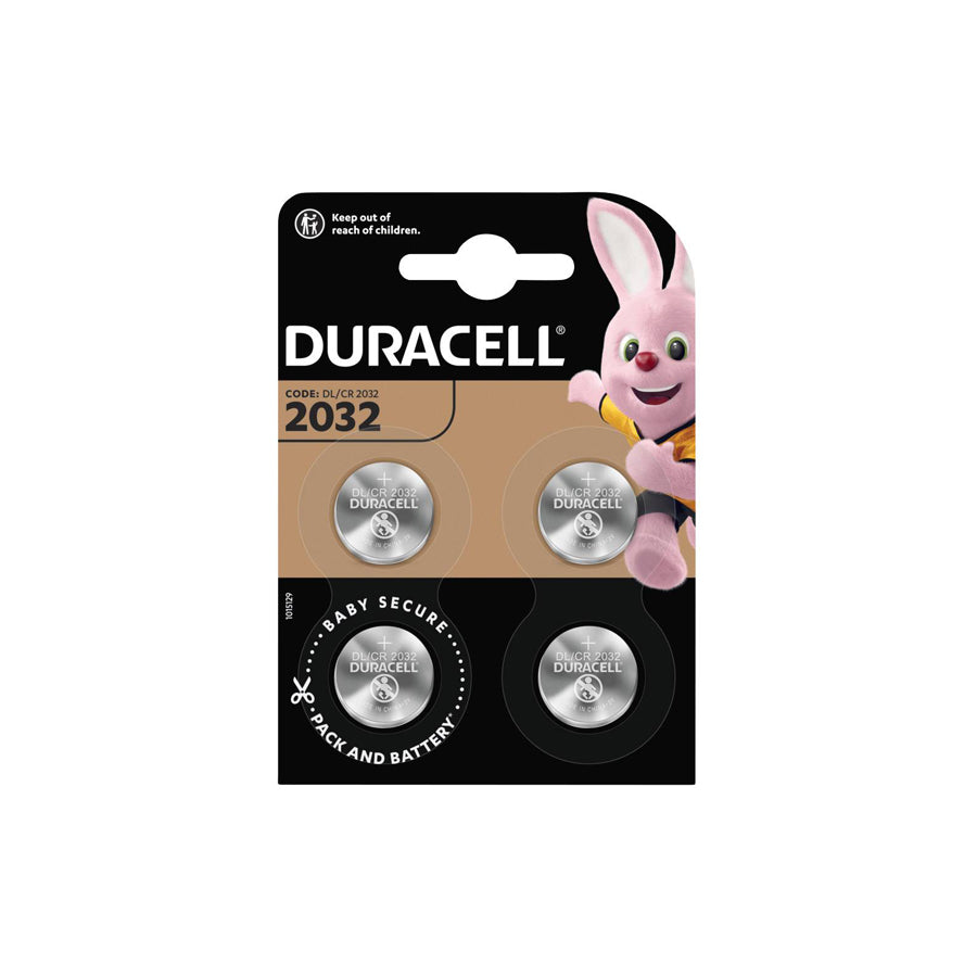 Duracell Lithium 2032 (Pack of 4) | Duco Car Parts UK Car Parts
