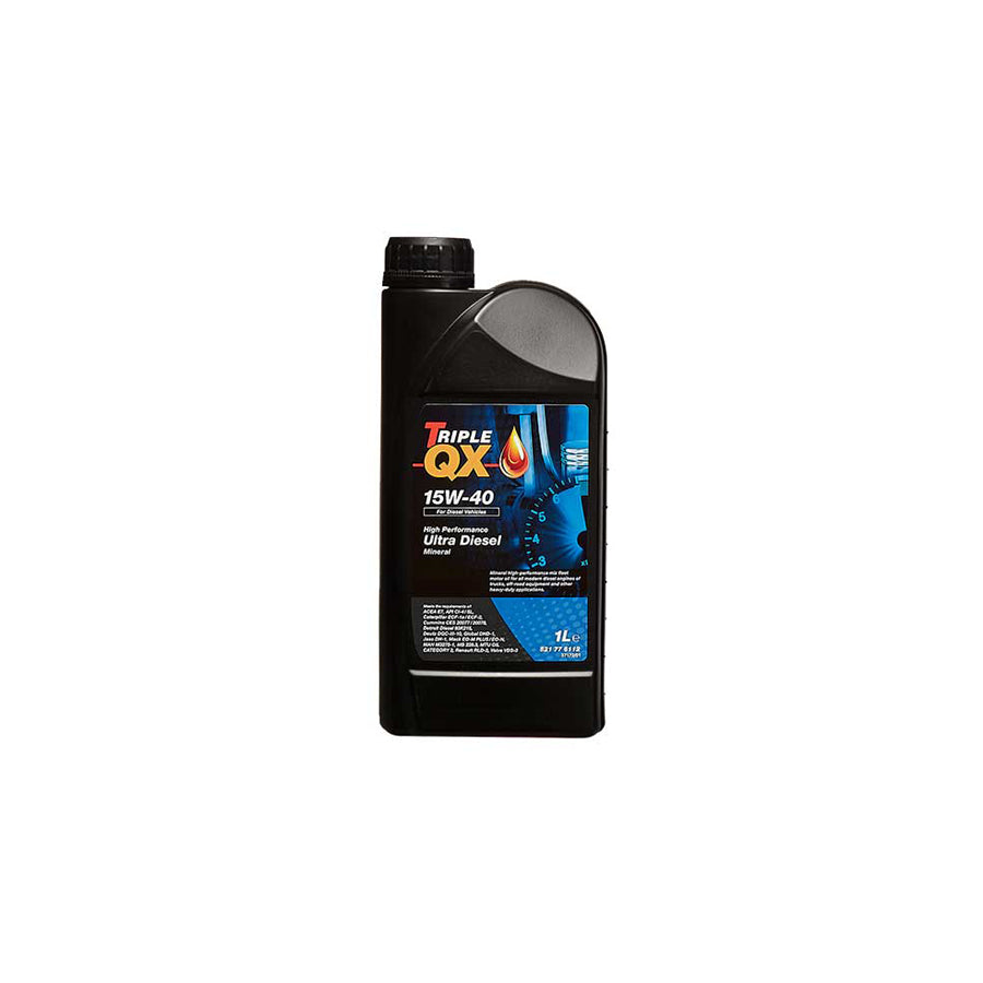 TRIPLE QX 15W-40 Diesel Engine Oil - 1Ltr