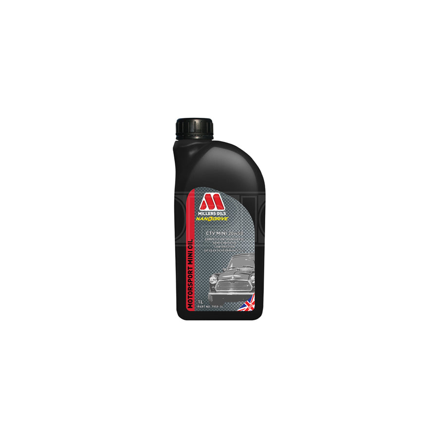 Millers Oils Motorsport CTV Mini 20W-50 Semi Synthetic Engine & Transmission Oil 1l