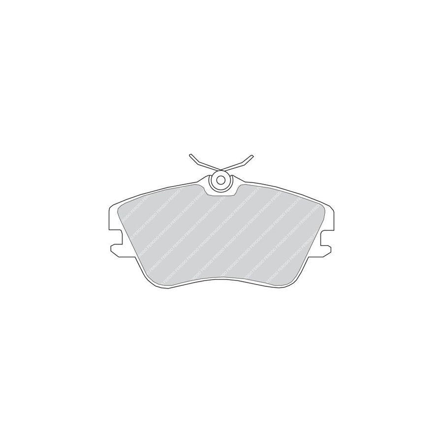 Ferodo Sl Fsl1603 Brake Pad Set Not Prepared For Wear Indicator