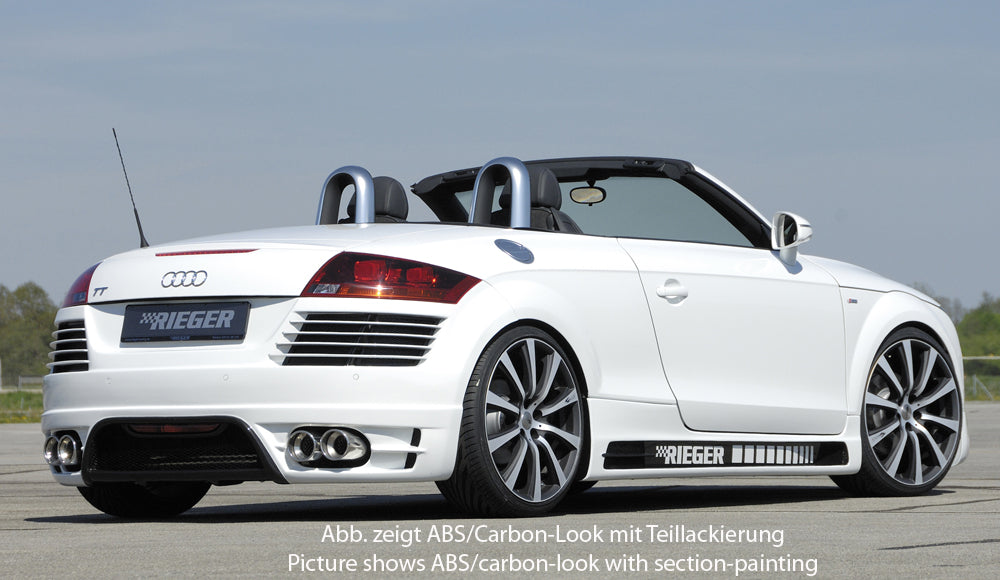 Rieger 00099046 Audi 8J TT Right Side Skirt - Carbon-Look