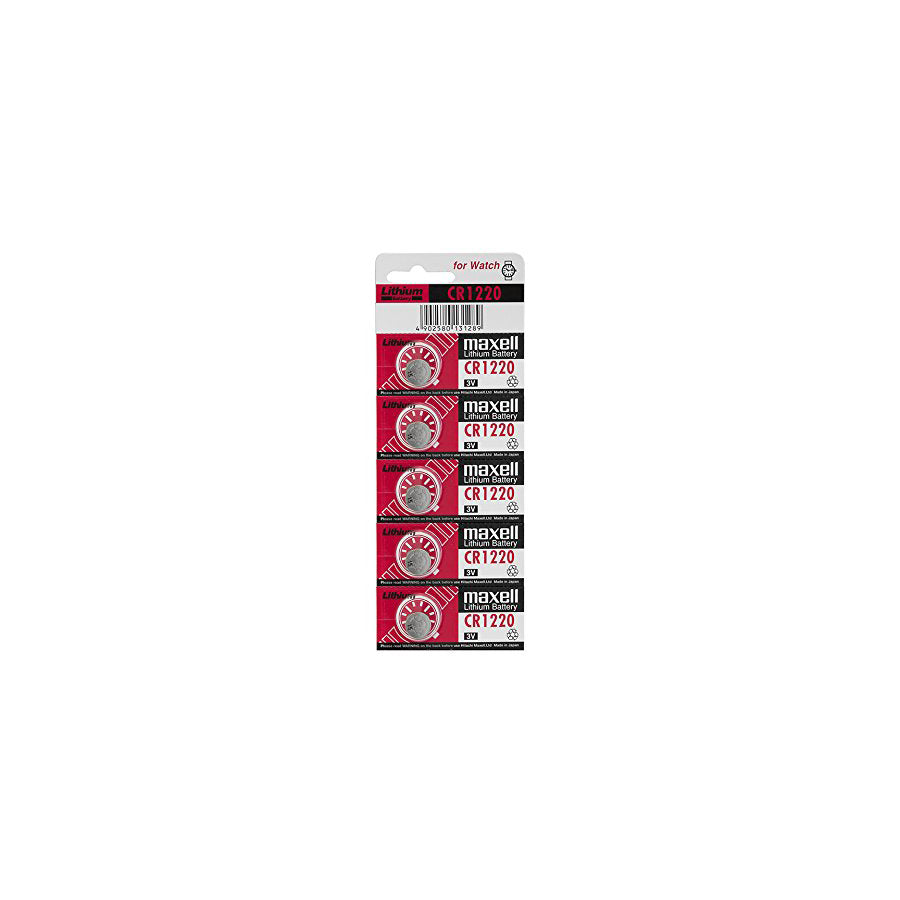 Maxell CR1220 Lithium B5 (Card of 5) | Duco Car Parts UK Car Parts