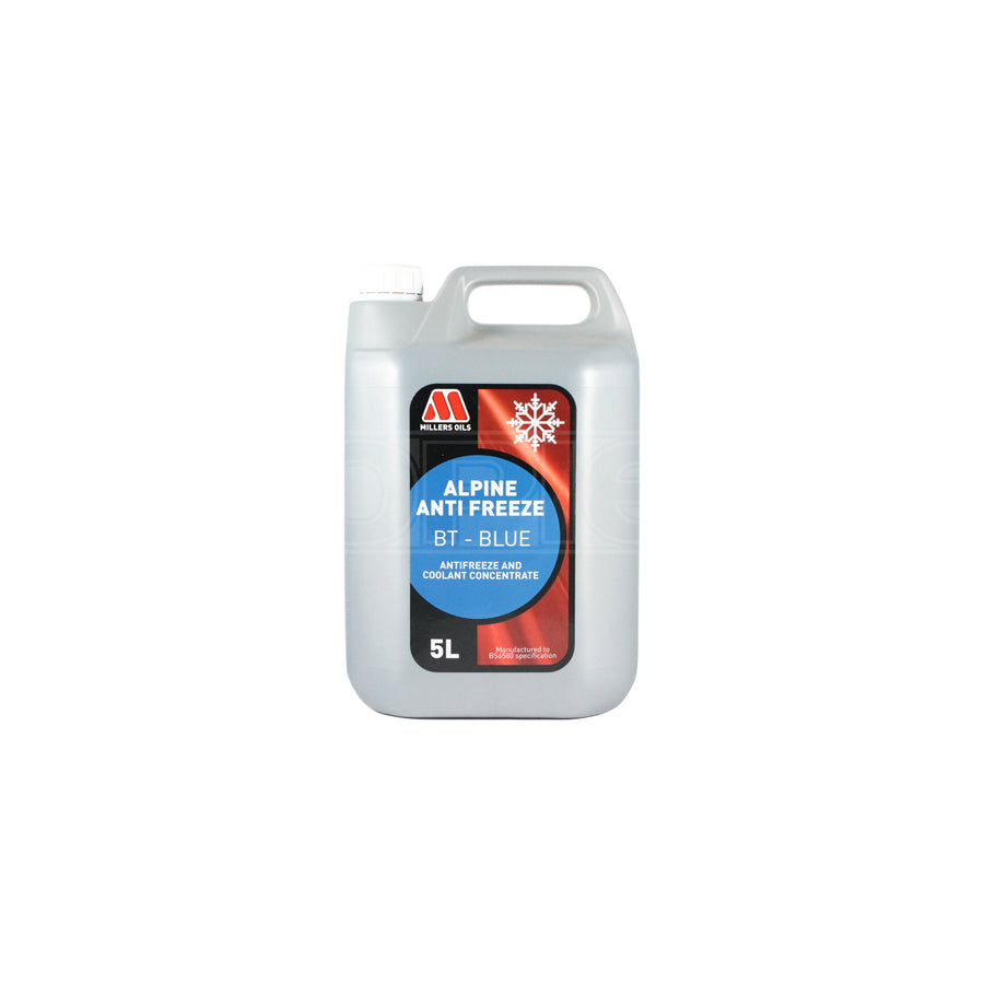 Millers Oils Alpine Antifreeze / Coolant BT Blue Concentrate 5l