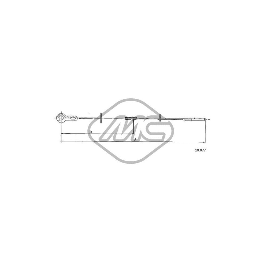 Metalcaucho 83805 Throttle Cable for VW TRANSPORTER | Duco Car Parts UK Car Parts