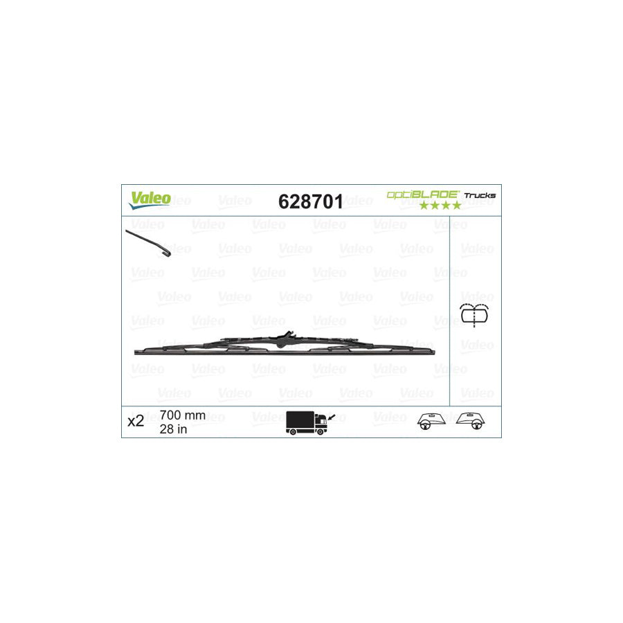 Valeo 628701 Optiblade Trucks Wiper Blade | Duco Car Parts UK Car Parts