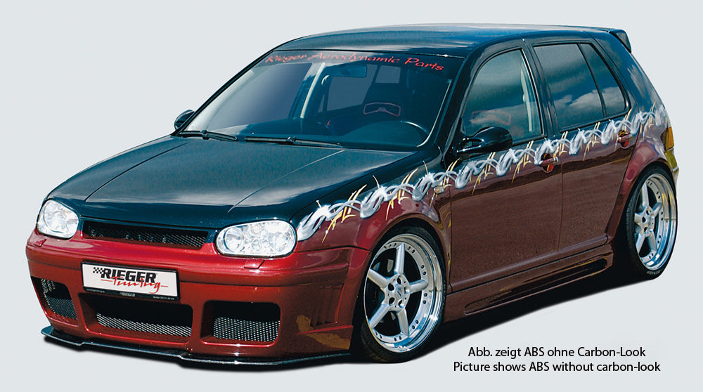 Rieger 00099709 VW Right Side Skirt (1J Bora & Mk4 Golf) - Carbon-Look