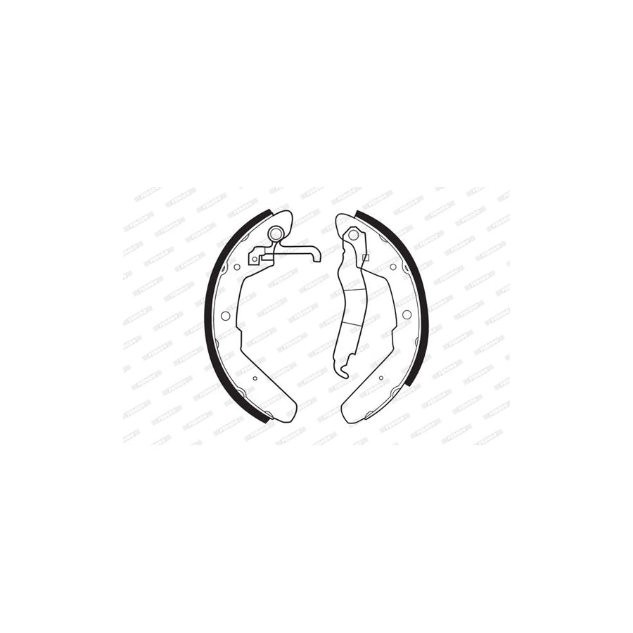 FERODO PREMIER FSB174 Brake Shoe Set for VW TRANSPORTER