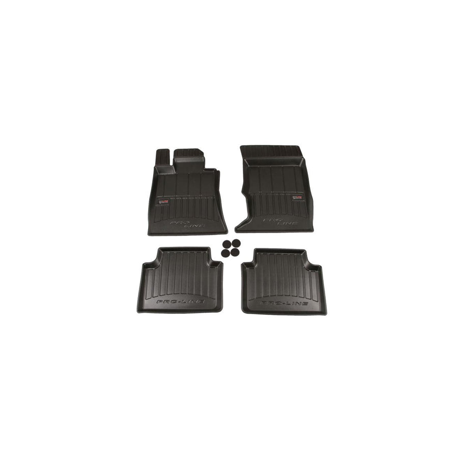 FROGUM Tailored 3D408920 Floor mat set for ALFA ROMEO Giulia Saloon (952) Elastomer, Quantity: 4, Black, (LHD)