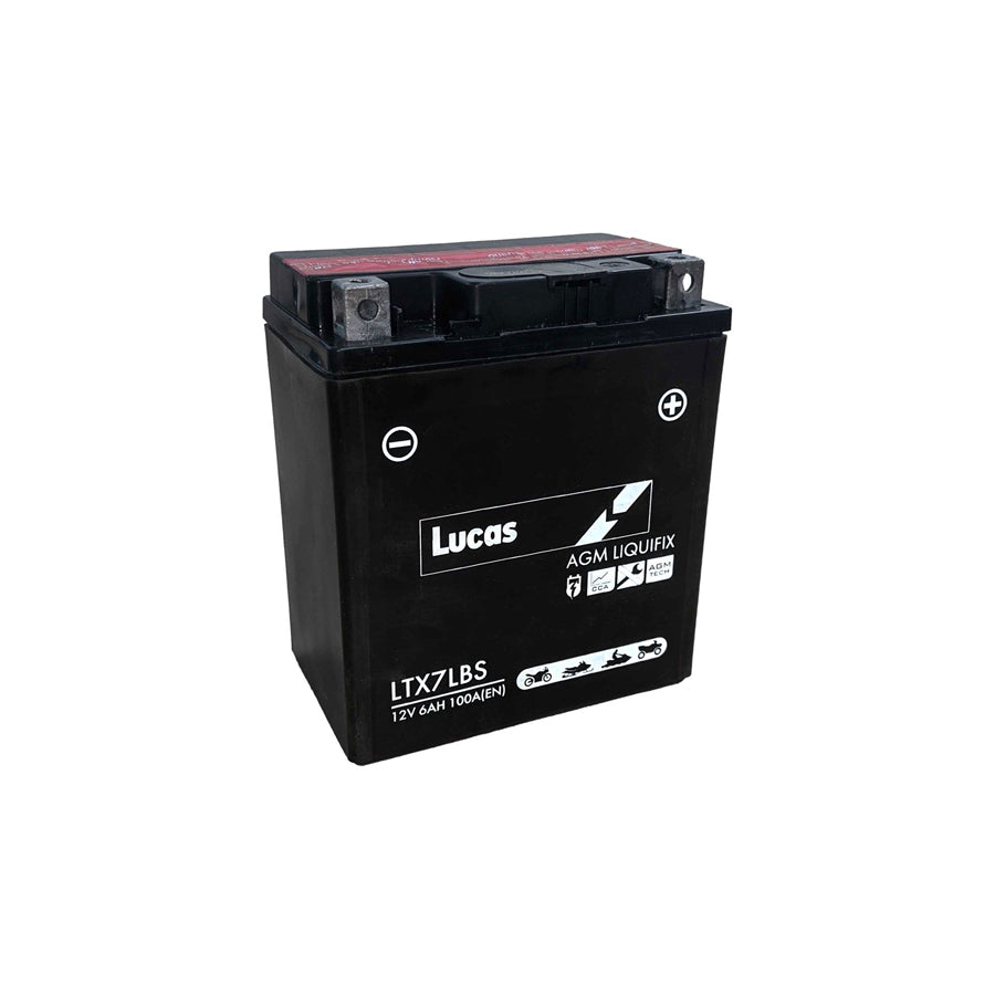 Lucas LTX7L-BS Motorbike Battery LTX7LBS