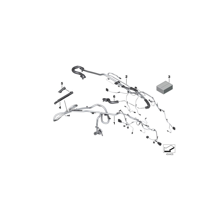Genuine BMW 61119293572 F31 Rep. Wiring For Electric Trunk Lid (Inc. 330dX, 316i & 318i) | Duco Car Parts UK Car Parts