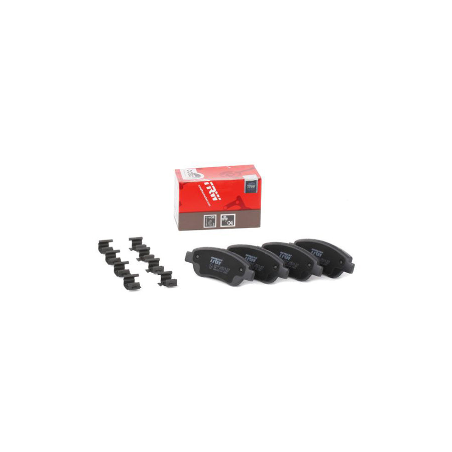 TRW Cotec Gdb1633 Brake Pad Set Not Prepared For Wear Indicator With Brake Caliper Screws With Accessories
