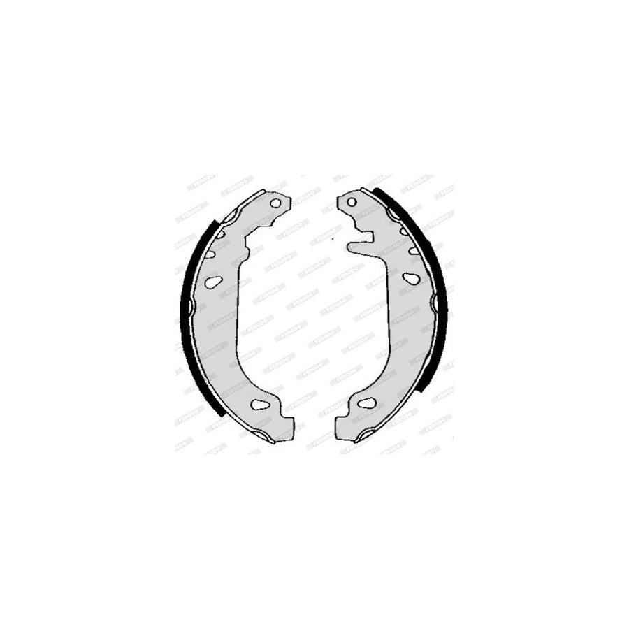 FERODO PREMIER FSB243 Brake Shoe Set with accessories