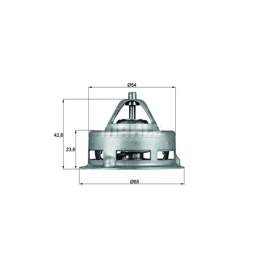 MAHLE ORIGINAL TX 2 75 Engine thermostat Opening Temperature: 75°C, without gasket / seal