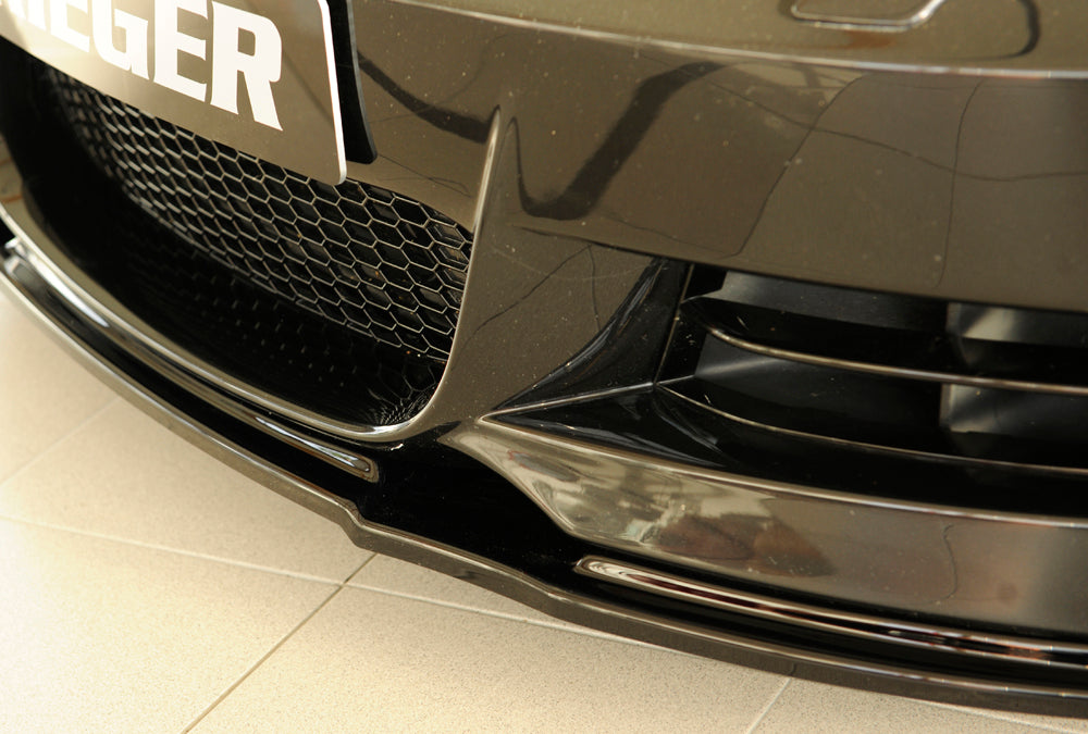 Rieger 00088124 BMW 1 Series E82 E88 Front Splitter - Glossy Black