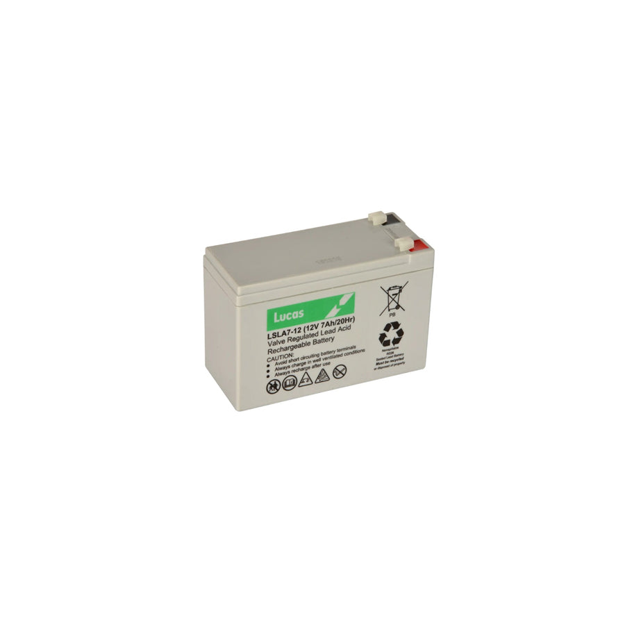 Lucas LSLA7-12 VRLA Battery 7Ah