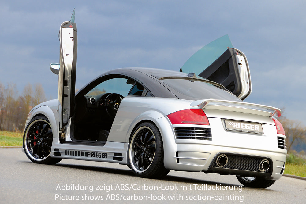 Rieger 00099037 Audi 8N TT Rear Diffuser - Carbon-Look