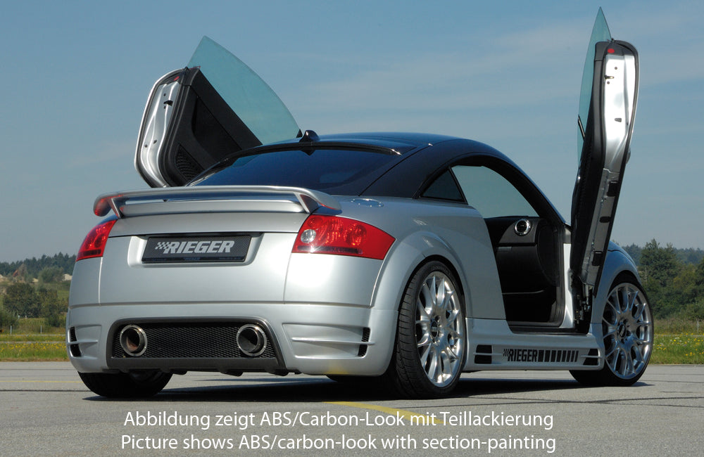 Rieger 00099037 Audi 8N TT Rear Diffuser - Carbon-Look