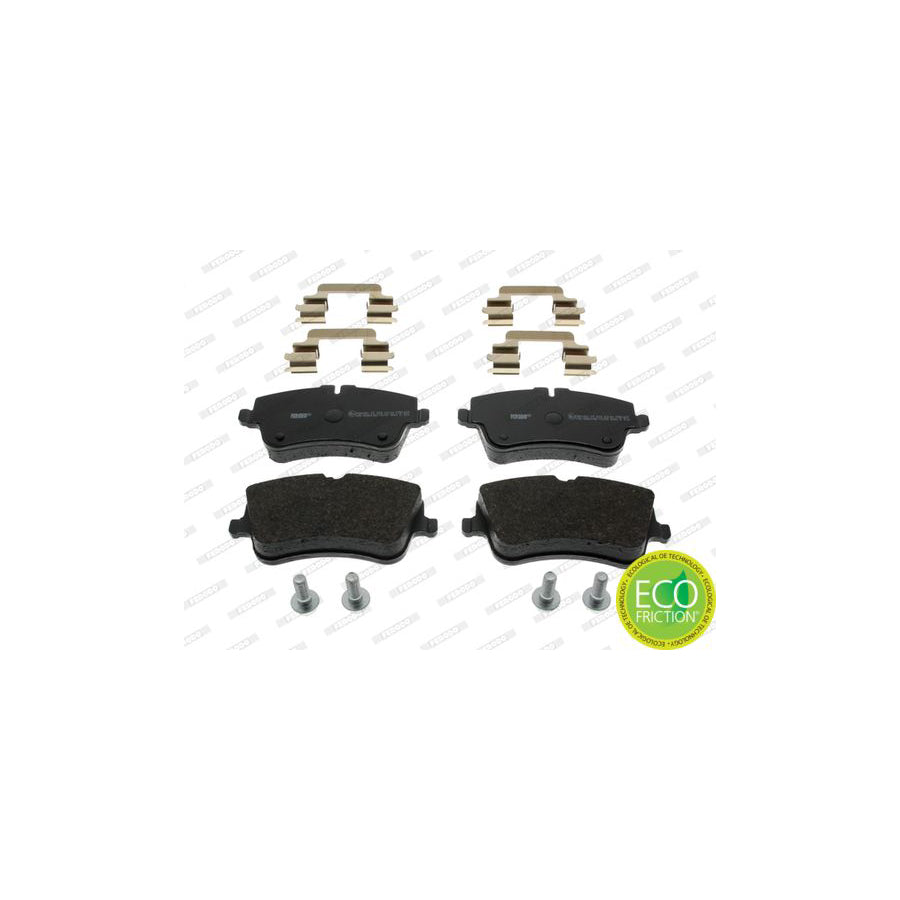 Ferodo Premier Eco Friction Fdb1429 Brake Pad Set Prepared For Wear Indicator With Bracket With Brake Caliper Screws With Accessories