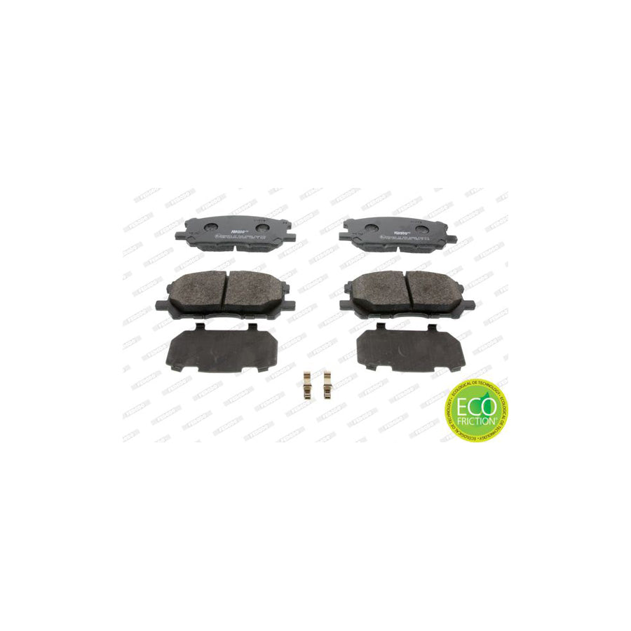Ferodo Premier Eco Friction Fdb1715 Brake Pad Set With Acoustic Wear Warning Without Accessories