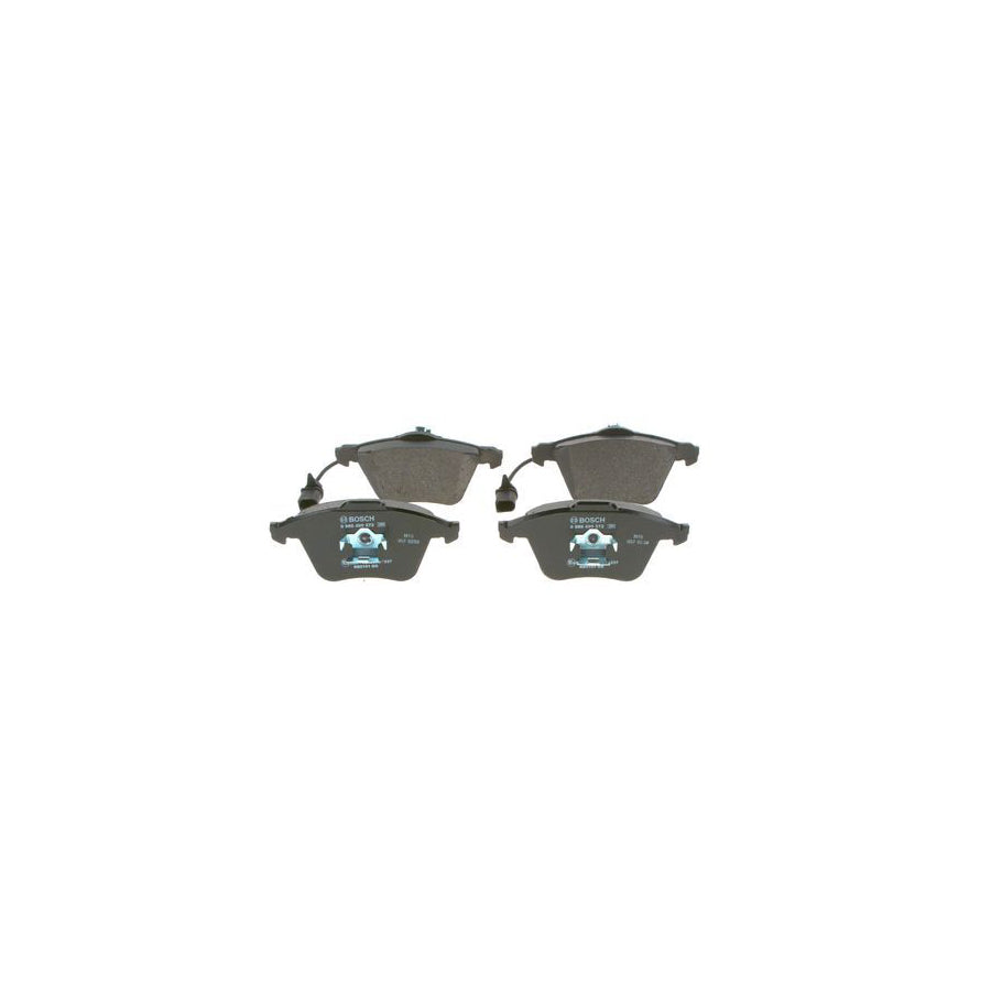 Bosch 0986495272 Brake Pad Set With Integrated Wear Sensor With Anti Squeak Plate With Piston Clip BP1577