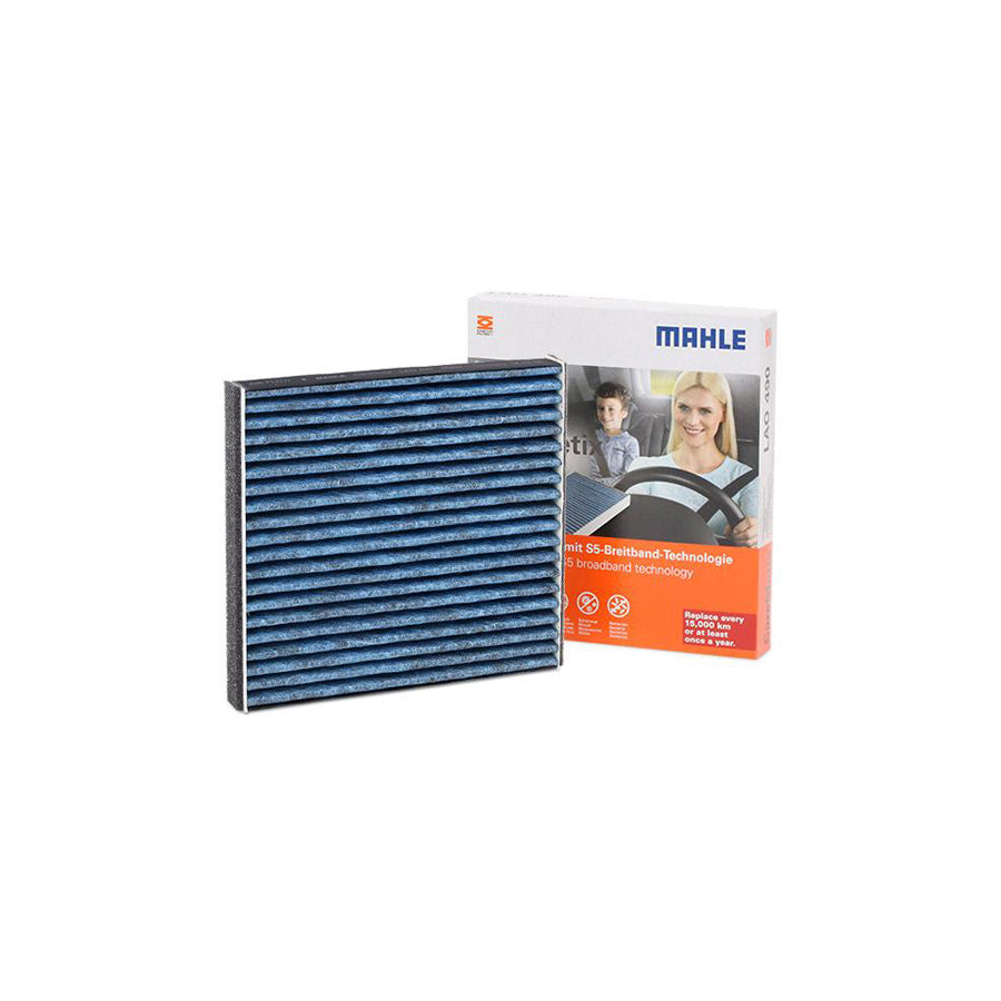 MAHLE ORIGINAL LAO 490 Pollen filter Activated Carbon Filter, with anti-allergic effect, with antibacterial action, CareMetix?