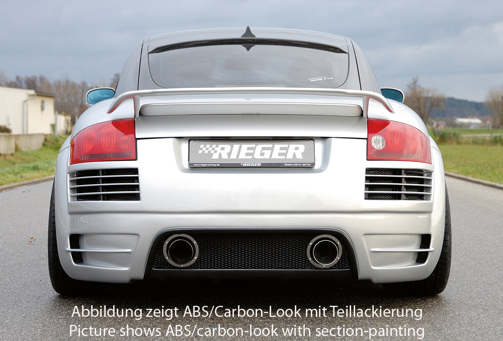 Rieger 00099037 Audi 8N TT Rear Diffuser - Carbon-Look