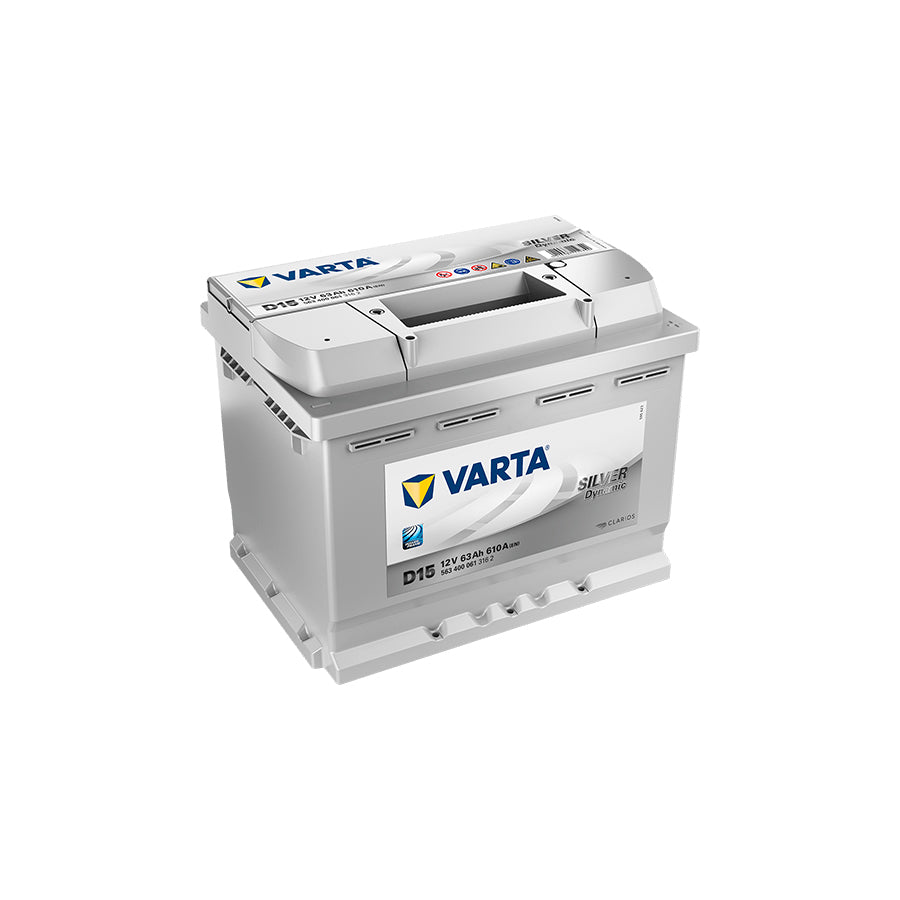 Varta Silver 027 Car Battery - 5 Year Guarantee D15