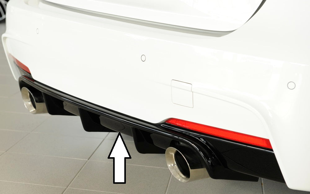 Rieger 00088122 BMW 3 Series F30 F31 Rear Diffuser