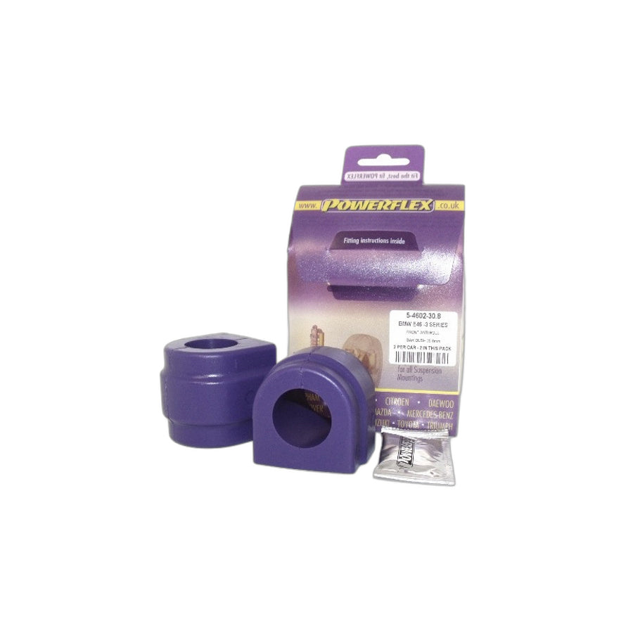 Powerflex PFF5-4602-30.8 BMW E46 Front Anti Roll Bar Bush 30.8mm (Inc. M3) | Duco Car Parts UK Car Parts