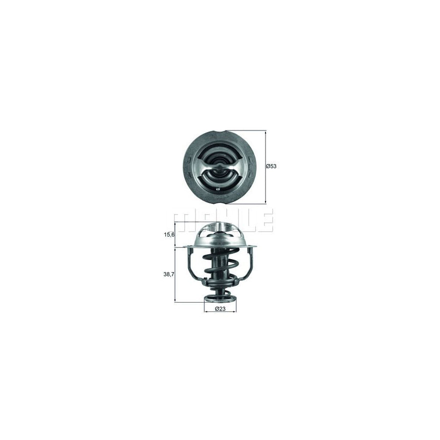 MAHLE ORIGINAL TX 200 90D Engine thermostat Opening Temperature: 90°C, with seal