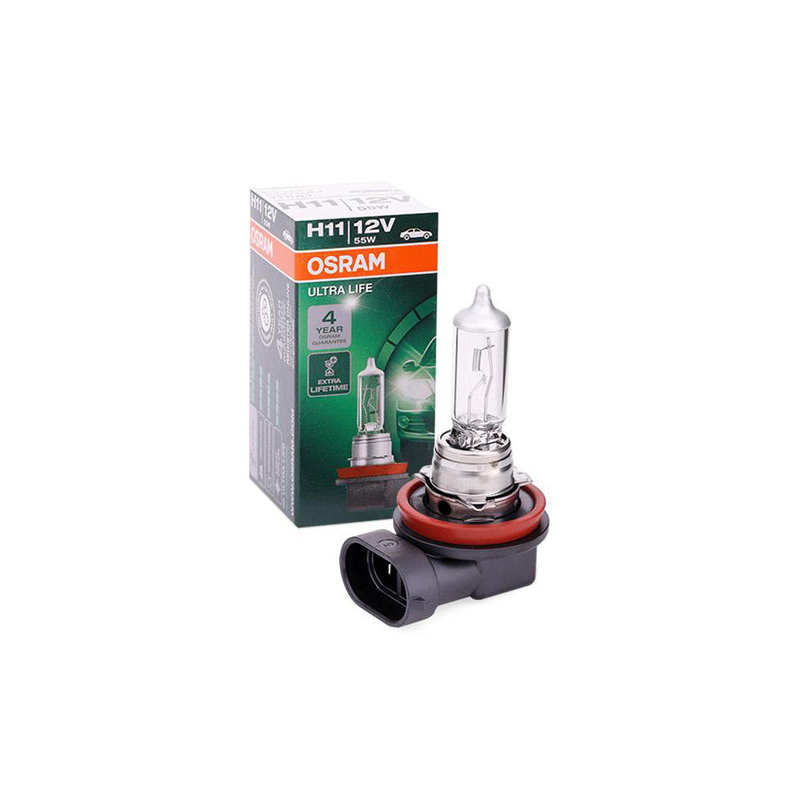 OSRAM ULTRA LIFE 64211ULT Bulb, spotlight H11 12V 55W PGJ19-2 4200K Halogen