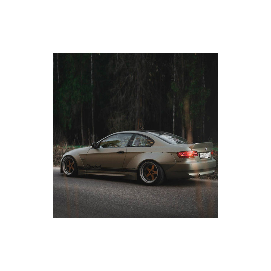 Clinched BMW E92 Wide Body Kit without Ducktail