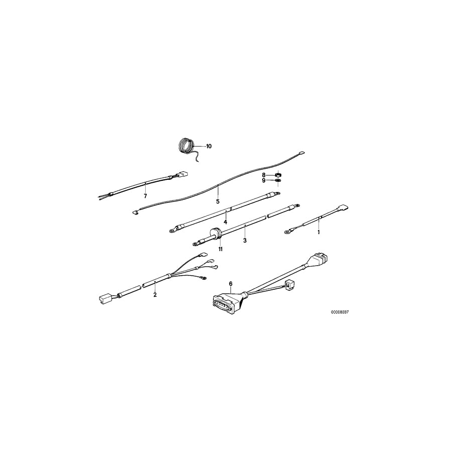 Genuine BMW 61121244176 Wire Ignition Coil (Inc. R45/N, R45T & R45T/N) | Duco Car Parts UK Car Parts