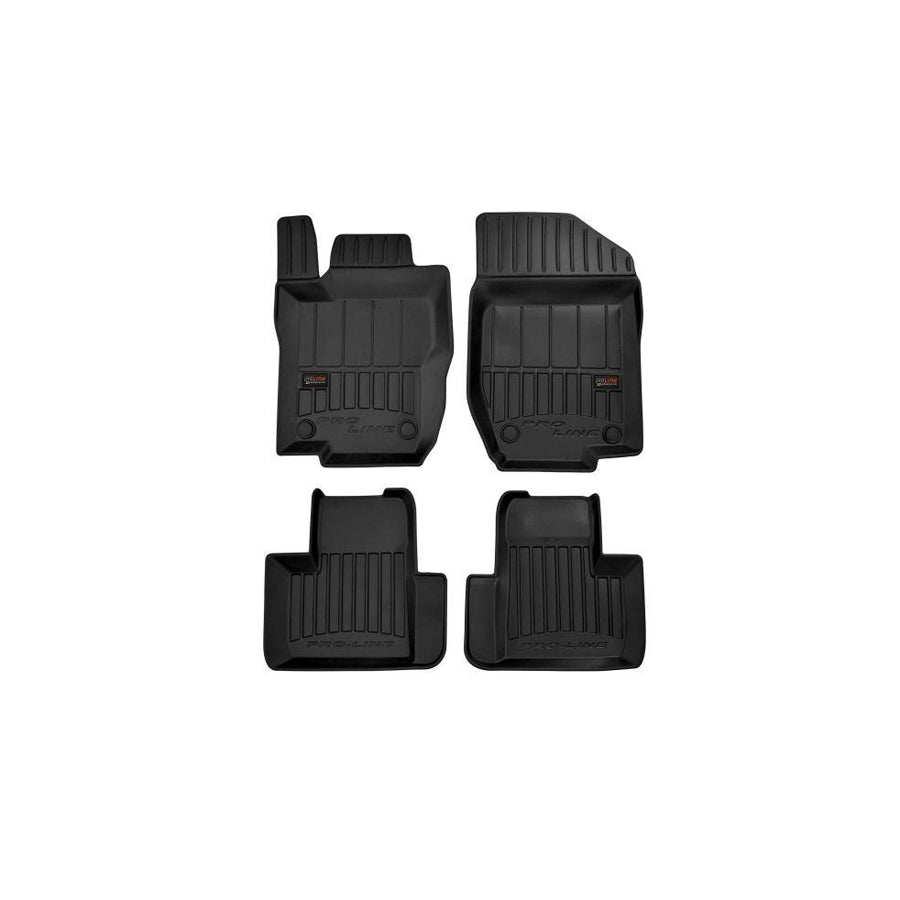 FROGUM 3D409781 Floor mat set suitable for MERCEDES-BENZ GL (X164) Elastomer, Front and Rear, Quantity: 4, Black