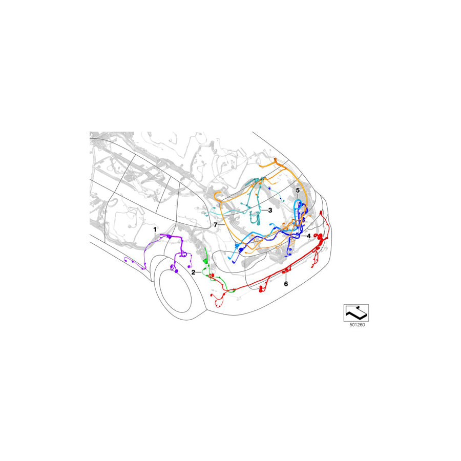 Genuine BMW 61119442816 G01 Rep.Wiring Harness Rear Grommet (Inc. X3) | Duco Car Parts UK Car Parts
