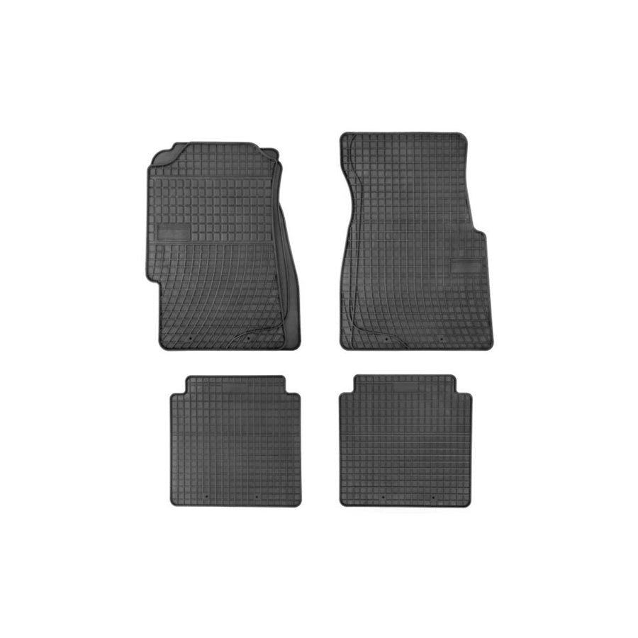 FROGUM Tailored 546290 Floor mat set for HONDA Civic VI Saloon (EJ, EK) Elastomer, Front and Rear, Quantity: 4, Black, (LHD)