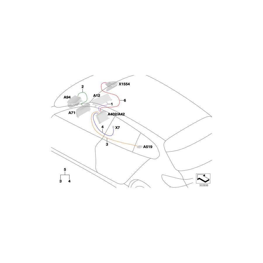 Genuine BMW 61119432820 F40 F44 Hsd Line Hu - Usb/Aux (Inc. 116d, M135iX & 220d) | Duco Car Parts UK Car Parts