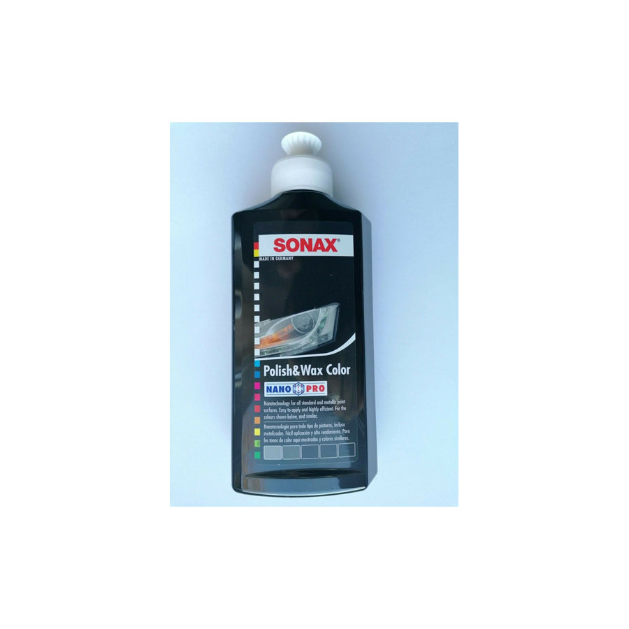 Sonax Polish + Wax COLOR Black 250ml | ML Performance Car Care
