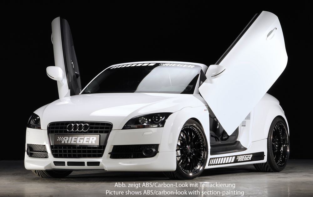 Rieger 00099046 Audi 8J TT Right Side Skirt - Carbon-Look