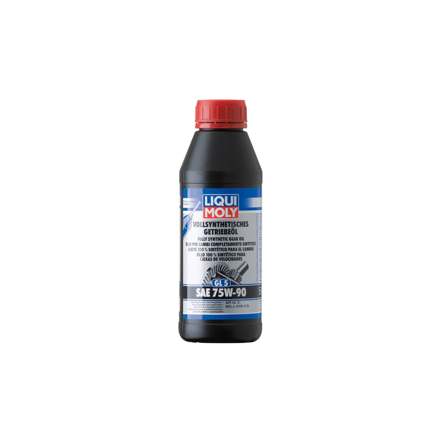 Liqui Moly Fully Synthetic Gear Oil GL5 SAE 75W 90 1l